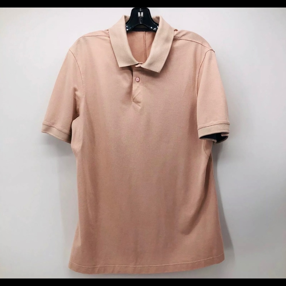 LULULEMON Men's Blush Polo Tennis Golf Shirt - Picture 1 of 3